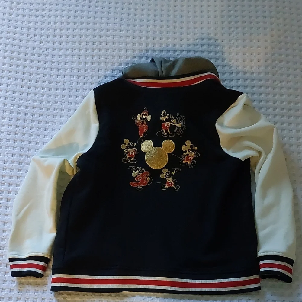 Hanna Andersson Mickey Mouse Hoodie - Black, Cream, and Red - Picture 3 of 3